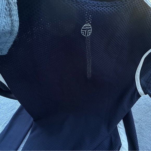 Tory Sport Navy Long Sleeve Top with White Accents - Picture 8 of 16